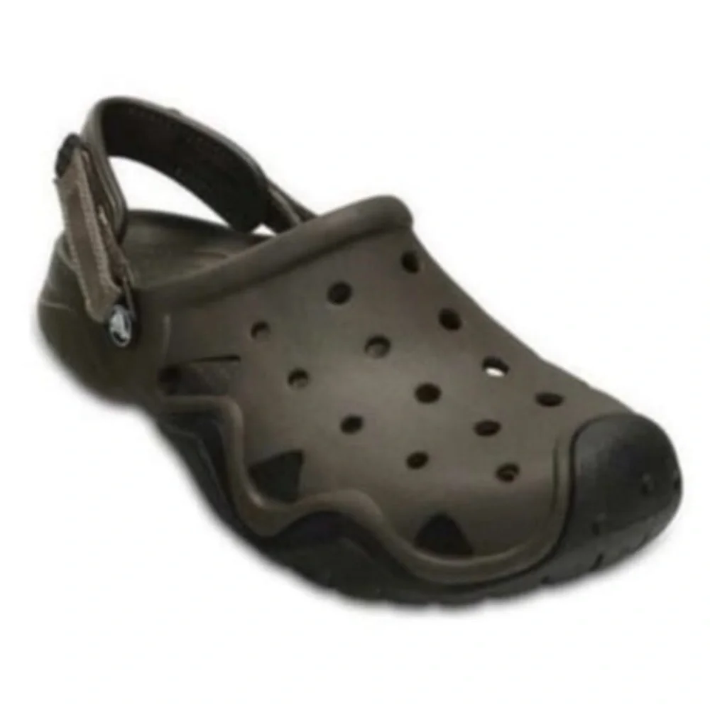 Brown Slip-On Clogs
